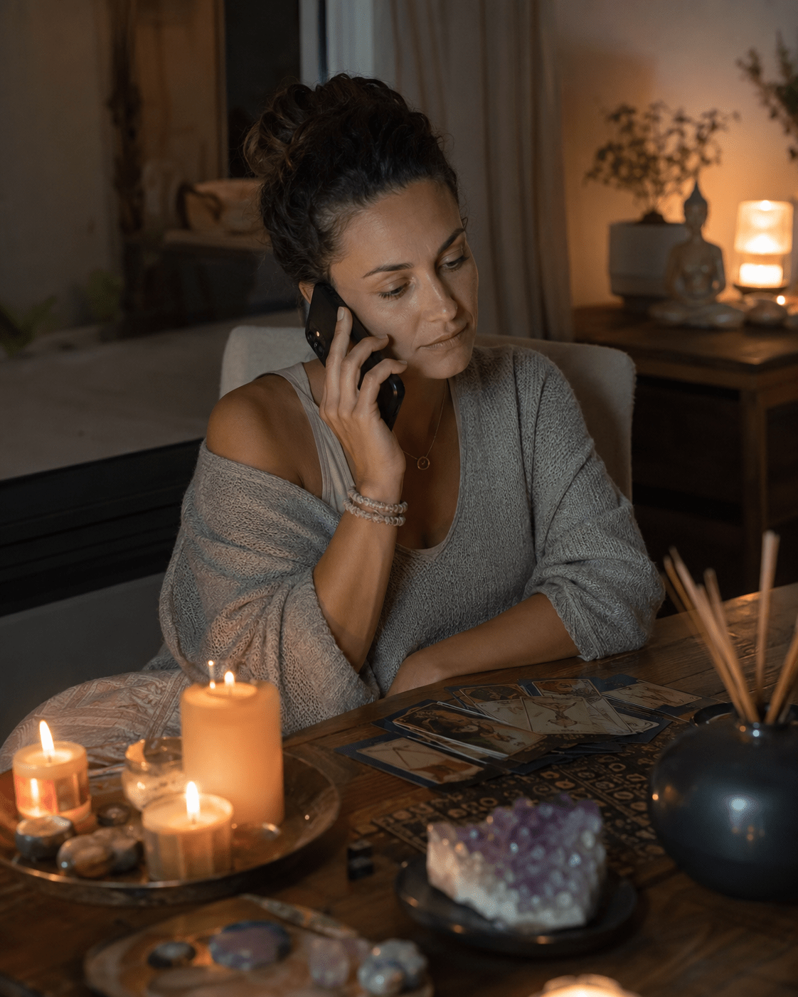 Illustration spirituelle pour une voyance audiotel à petit prix sans carte bancaire
