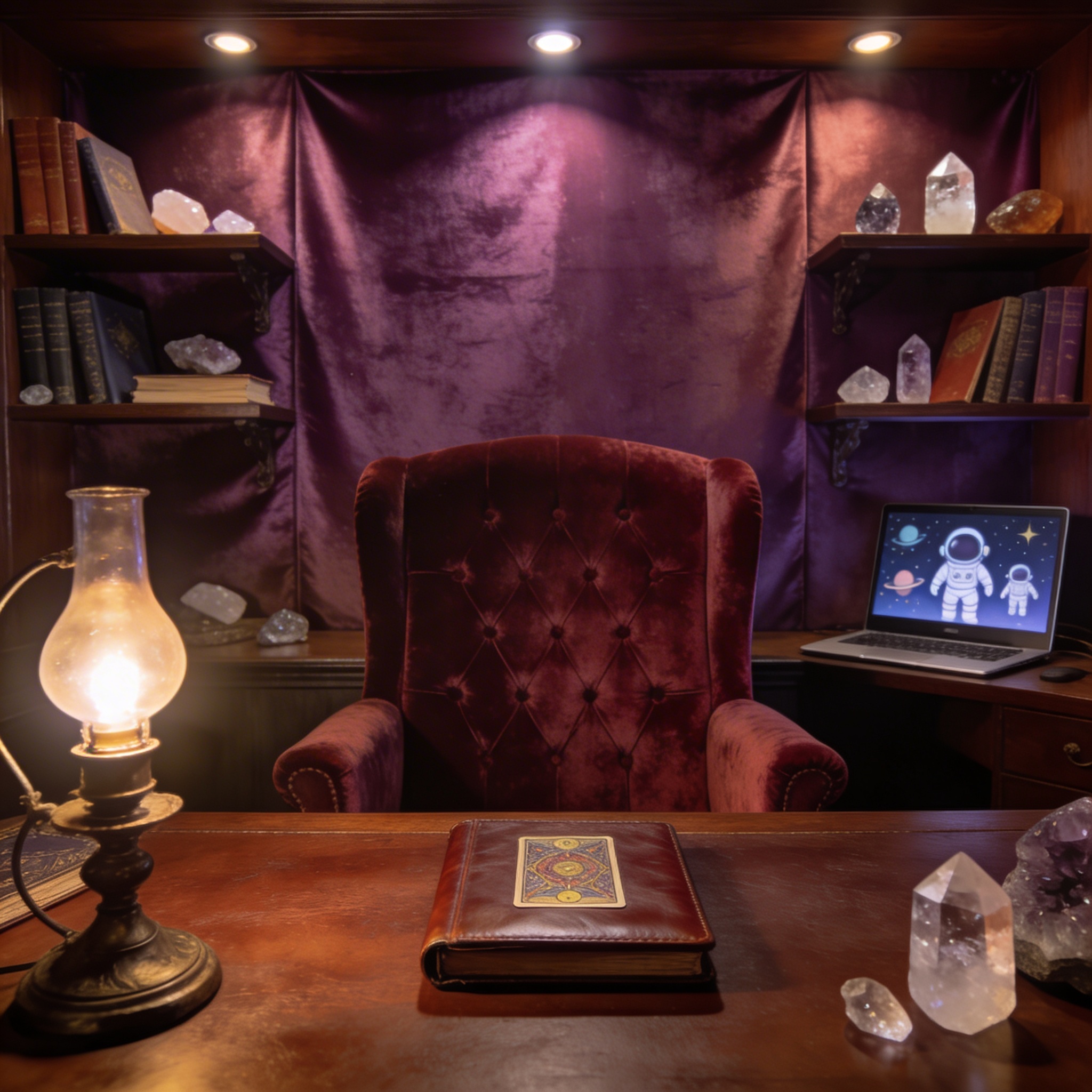 Univers lumineux et mystique symbolisant les consultations de voyance haut de gamme de Leo Voyance